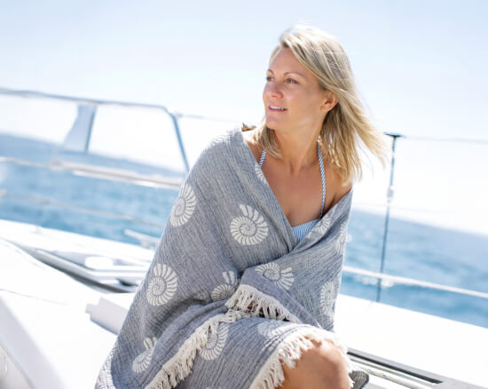 Blue Dreams Hamamdoek - Navy
