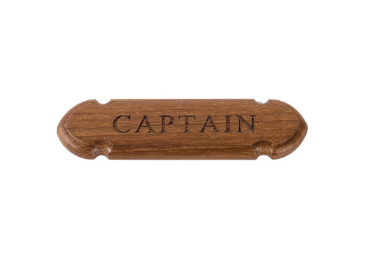 Name plate Captain