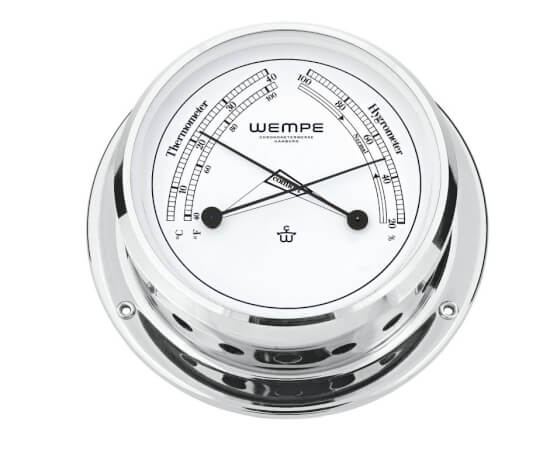 Skiff Comfortmeter - Verchroomd Messing