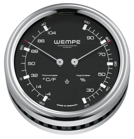 Pilot III Thermo-/Hygrometer - RVS