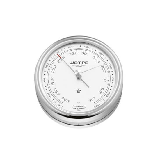 Pilot V Barometer - Edelstahl